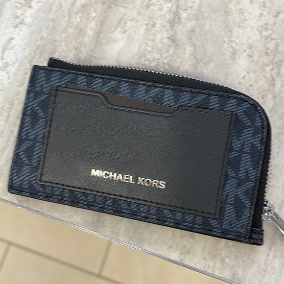 Michael Kors L Zip Mini Wallet Admiral NWT - Picture 14 of 16